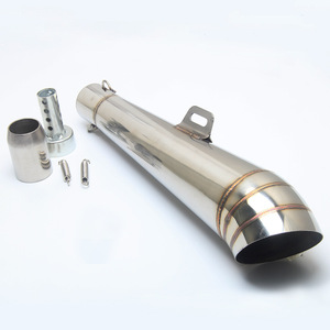 GP Universal <b>Exhaust</b> Pipe 51mm Rear Motorcycle Muffler High Temperature Resistance Touring - Product Image 1