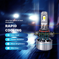 Ampoule LED automobile haute performance 12V Série F3 70W 5000LM H16 Phare de voiture LED IP67 Étanche Angle de faisceau de 360 degrés