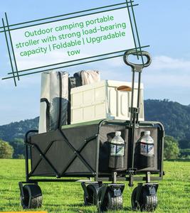 Chariot de camping à vente chaude chariot de jardin chariot de marché pliant à 4 roues produit - Product Image 2