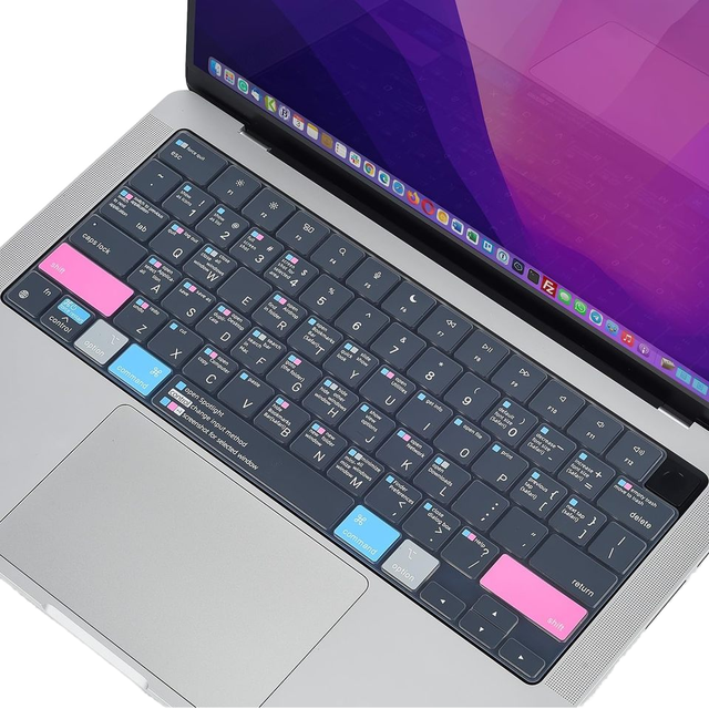 2025-2022 for MacBook Air M4 M3 M2 13 15 Inch A3240 A3113 A3114 MacBook Pro 14\"/16\" A3112 A3401 A3185 A2442 Keyboard Cover