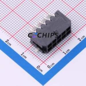 WB5557W-100R-0W Wire-to-Board Pin Header SMD,P=3mm,Horizontal Mount Connector 2x5P 3mm Horizontal Mount Micro-Fit (MX 3.0) - Product Image 1