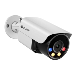 4COVR 8MP 安全网络摄像机 4K 全彩户外 IP67 子弹型闭路电视摄像头 AI 主动威慑 双光警报器 双向音频 - Product Image 1
