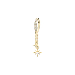 Boucles d'oreilles créoles en cuivre fin, style européen-américain, tendance plage, serti clos, design géométrique élégant pour fêtes sur la plage, cadeau tendance - Product Image 4