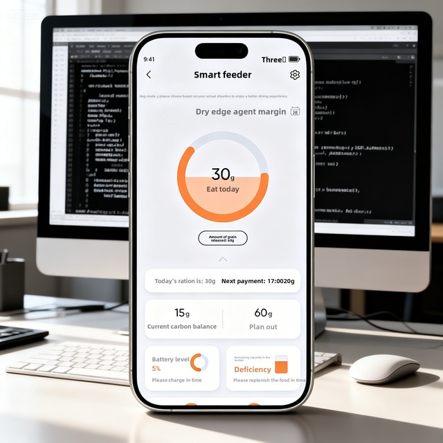 Smart Customizable IoT Pet Feeder Video Streaming Real-Time Monitoring Remote-Controlled Feeding Data Dashboards Android App