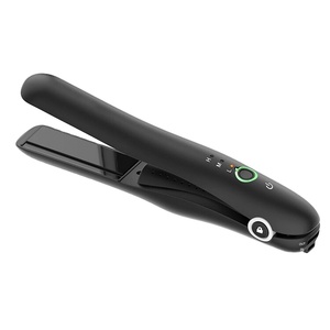 Piastra per Capelli Mini da Viaggio Ricaricabile Senza Fili con Rivestimento in Ceramica, Display LED della Temperatura, Controllo tramite App USB, 18W - Product Image 1