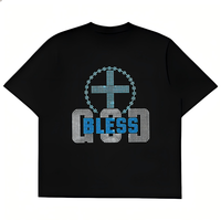 Transfert de strass personnalisé, design de transfert thermique chrétien pour t-shirts
