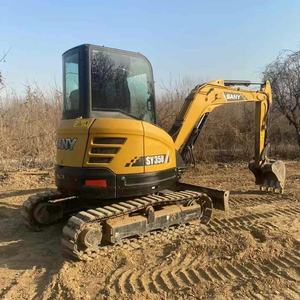 Miniexcavadora fiable SANY SY26U de 3,5 toneladas con motor Isuzu de segunda mano, excelentes condiciones y precio competitivo - Product Image 1