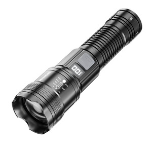 Linterna de Patrulla para Exteriores, Recargable, LED 18650, Portátil, Alta Intensidad, Enfoque de Largo Alcance, Linterna de Mano - Product Image 1