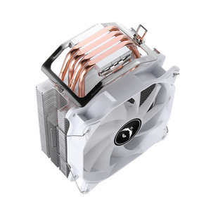 QiuzAim 4 tubo de calor silencioso 120 mm <span class=keywords><strong>CPU</strong></span> ventilador de refrigeración iluminación RGB 3/4 Pin Compatible 1700 1150 1200 placa base de computadora AMD AM4 - Product Image 3