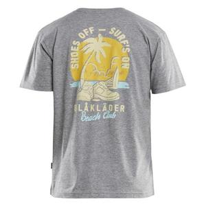 BLAKLADER - 941910439000XL Camiseta Club de playa Gris melange - EAN 7330509946893 CAMISETAS Y POLOS DE TRABAJO - Product Image 3