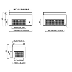 Congeladores de arcón de tipo abierto <span class=keywords><strong>Horizontal</strong></span> Arriart, <span class=keywords><strong>vitrina</strong></span> para pasteles, <span class=keywords><strong>vitrina</strong></span> para refrigerador, <span class=keywords><strong>vitrina</strong></span> para <span class=keywords><strong>congelador</strong></span> - Product Image 3