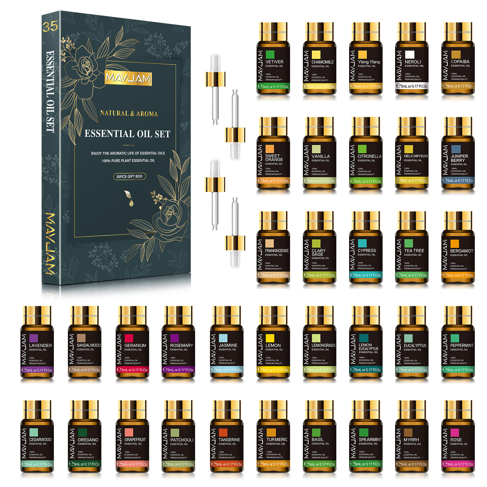 Conjunto de aceite esencial