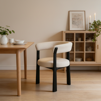 Luxuriöser Hochhocker für Esszimmer und Wohnzimmer Metallrahmen Eisen-Hochstuhl mit Lammfell Barhocker Elegantes Möbelstück