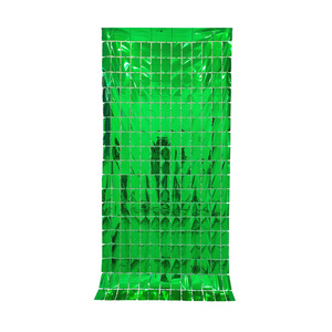 Vente en gros de décoration de fond de <span class=keywords><strong>fête</strong></span>, décor de mariage, paillettes, <span class=keywords><strong>rideau</strong></span> de pluie, carré en feuille d'aluminium, <span class=keywords><strong>rideau</strong></span> <span class=keywords><strong>à</strong></span> franges - Product Image 6