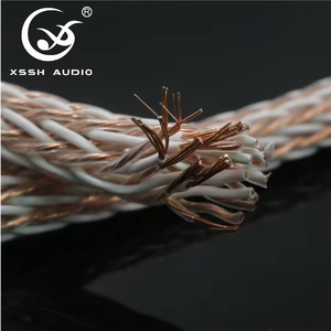 12TCスピーカーアンプワイヤーYIVO XSSH OEM ODM DIY 11mm 24コアOCCメッキシルバーHIFIオーディオスピーカーケーブルガンバナナプラグ付き - Product Image 5