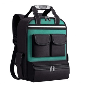 Sac à dos à outils de grande capacité pour hommes, sac organisateur d'outils robuste, sac à dos à outils imperméable avec bandoulière rembourrée - Product Image 1
