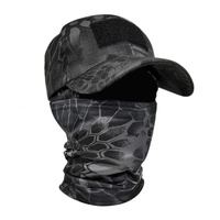 Al Aire Libre camuflaje cuello cara solapa sombrero gorra de béisbol protectora pasamontañas táctico sombrero senderismo caza gorras de protección solar