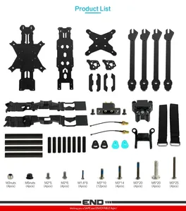 Kit de Marco X para Dron Axisflying MANTA10" Lite de 10 Pulgadas, Distancia entre Ejes de 402 mm, Compatible con Carbono T700, Hélice de 10 Pulgadas - Product Image 6