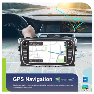 วิทยุติดรถยนต์ Podofo AI DSP หน้าจอ IPS 7 นิ้ว 4+64GB ระบบ Android รองรับ Wireless CarPlay และ Android Auto สำหรับรถยนต์ Ford Focus II/S-Max/Mondeo 9 - Product Image 3
