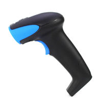 Escáner de Código de Barras USB Portátil, Lector de Códigos QR 1D, CMOS, 300 Escaneos/Segundo, Conexión por Cable, Plug and Play, para Supermercados y Comercios Minoristas, en Stock