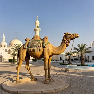 Bán buôn vườn tùy chỉnh thiết kế mới lớn kim loại con hươu cao cổ ngoài trời hiện đại sợi thủy tinh điêu khắc nhựa kinh doanh trang trí nội thất bò sữa bò - Product Image 6