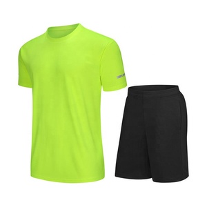 Top vente séchage rapide Polyester Tennis vêtements vêtements d'entraînement hommes ensemble court femmes vêtements de sport ping-pong volley-ball Badminton maillot - Product Image 4