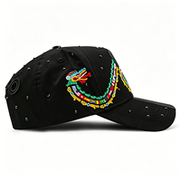 Gorra de béisbol de pana de calidad G5 OEM/ODM con 5 paneles y bordado, gorras de gamuza The Barbas para hombre