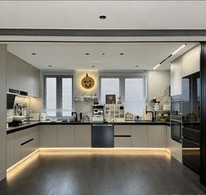 BALOM Customized Ready to Assemble Kitchen Cabinets RTA Set Lightweight PVC <b>Cupboards</b> for Small Apartment Kitchens - Product Image 3