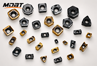 LNMU0303ZER Langlebige Hartmetall-Fräseinsätze Hohe Präzision HRC45 für CNC-Drehmaschinen Planfräser