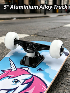 Vente en gros de skateboards pour enfants, 17x5 pouces, <span class=keywords><strong>mini</strong></span> skateboard de rue pour débutants, planche complète de type cruiser avec roulements 608Z et graphisme personnalisé - Product Image 5