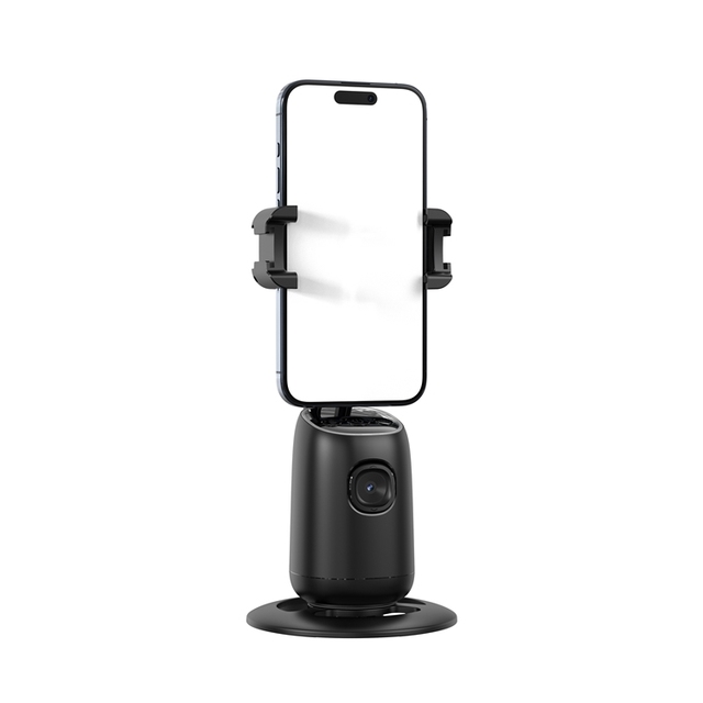 P05 AI Intelligent Tracker 360 Degree Rotation Portable Ai Face Tracking Tripod with Dual Cold Shoe Ports
