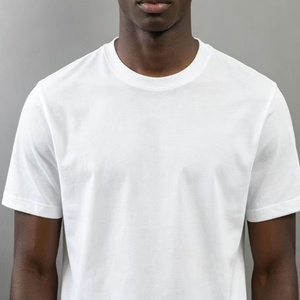 En stock, vente en gros, t-shirt lourd 250 g, design personnalisé, t-shirt oversize, blanc, 100 % coton, col rond, pour <span class=keywords><strong>homme</strong></span> - Product Image 2