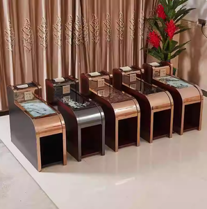Economical <b>Portable</b> Stainless Steel Beauty Small Coffee <b>Table</b> Manicure Corner Sauna Foot Massage Wash Cabinet for Spa Home Use - Product Image 1