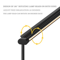 Lámpara de Escritorio Lineal de Aluminio de Grado Premium, Alta Potencia, Resistente al Deslumbramiento, Lámpara de Acento para Puerta, para Iluminación de Lectura en Escritorio