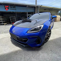 Nouveau kit de carrosserie en Fiber de carbone de style pour Toyota pour Subaru BRZ ZD8 GR86 ZN8 comprend un couvercle de pare-chocs avant couvercle de soupape de capot moteur