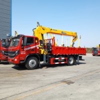 Haute qualité usine Shacman camion monté télescope petite tour foresterie grue télécommande prix sans fil