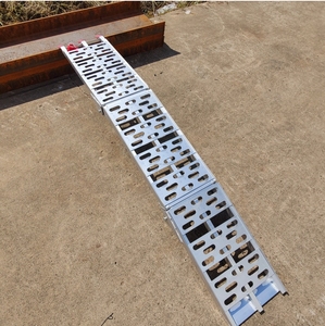 H R13 nhôm tri-đoạn đường nối tải xe máy dốc gấp di động Dirt Bike Pickup xe tải gấp nhôm dốc cho xe tải - Product Image 4