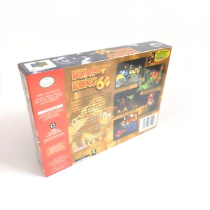 Top Quality Kong 64 Box Thick Cardboard with Tray <b>Game</b> Cartridge Replacement Box for N64 - Product Image 2