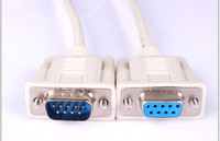 Cable de 6 pies DB9Male a DB9 hembra Serial RS232 cable de módem nulo