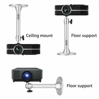 Support de projecteur portable 360 °   Support mural rotatif pour projecteur, en aluminium, compatible avec le projecteur HY300 HY320