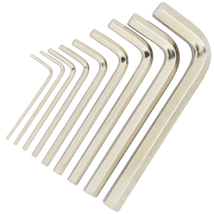 Clé hexagonale à tête plate de type L, finition mate, acier au chrome-vanadium, clé hexagonale allongée de 12 cm, en provenance du Zhejiang - Product Image 6