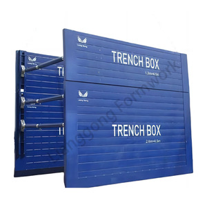 Sleuf Grondbescherming Bekisting Sleufschild Sleuvenkast Shoring Voor Sloot Bouw - Product Image 1