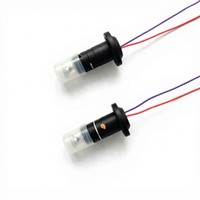 Module laser bleu miniature 450nm 5mW 10mW 30mW, pointeur compact à mise au point réglable, diode de positionnement, CE RoHS, garantie 6 mois