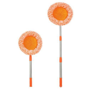 Serpillère plate en fibres de tournesol 2-en-1 multifonctionnelle absorbante, <span class=keywords><strong>balai</strong></span> à poussière avec manche en fer pour le nettoyage des sols, des murs et des voitures à domicile, vente en gros - Product Image 1