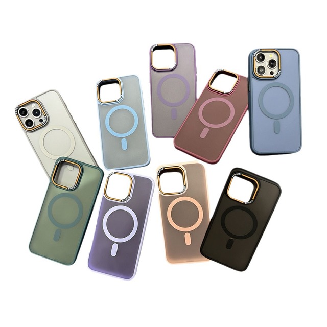For iPhone 15 Pro Max Compatible Magnetic PC Phone Case Protective Accessory for Samsung for iPhone 14 Pro Plus 13 Pro Mobile Ph