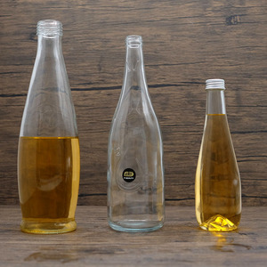 Nouvelle arrivée Bouteille d'eau en verre transparent <span class=keywords><strong>Evain</strong></span> avec couvercle à vis hermétique ou stockage et conteneur d'eau pour boissons - Product Image 5