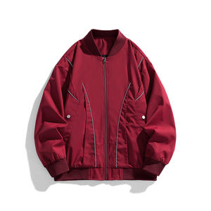 Chaqueta Acolchada de Algodón con Logotipo Personalizado para Hombre, Estilo Raglán Holgado, para Ocio, Tendencia, Uniforme de Béisbol Cómodo para Invierno - Product Image 4