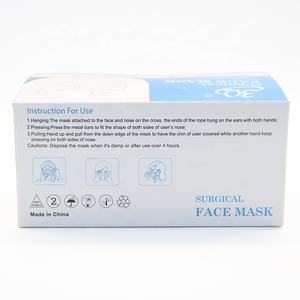 عينة مجانية قناع وجه قماشي غير منسوج للاستعمال مرة واحدة من نوع CE قناع وجه 3Ply قناع وجه للأسنان الجراحية - Product Image 6