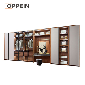 OPPEIN-armario moderno de 2 niveles, mueble de dormitorio - Product Image 1