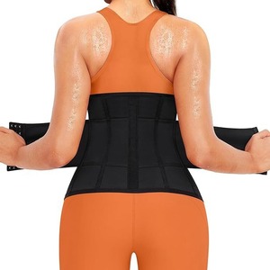 Cintura Fitness per Sauna in vita dimagrante guaina modellante cintura per bruciare i <span class=keywords><strong>grassi</strong></span> cintura cintura per il sudore termico - Product Image 4